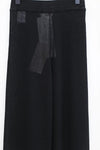 SWAYING/KNIT straight pants SW24SS3B51 black PS83